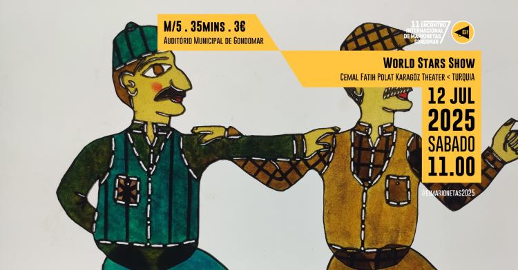 World Stars Show | Teatro de Sombras com Estrelas Mundiais em Gondomar
