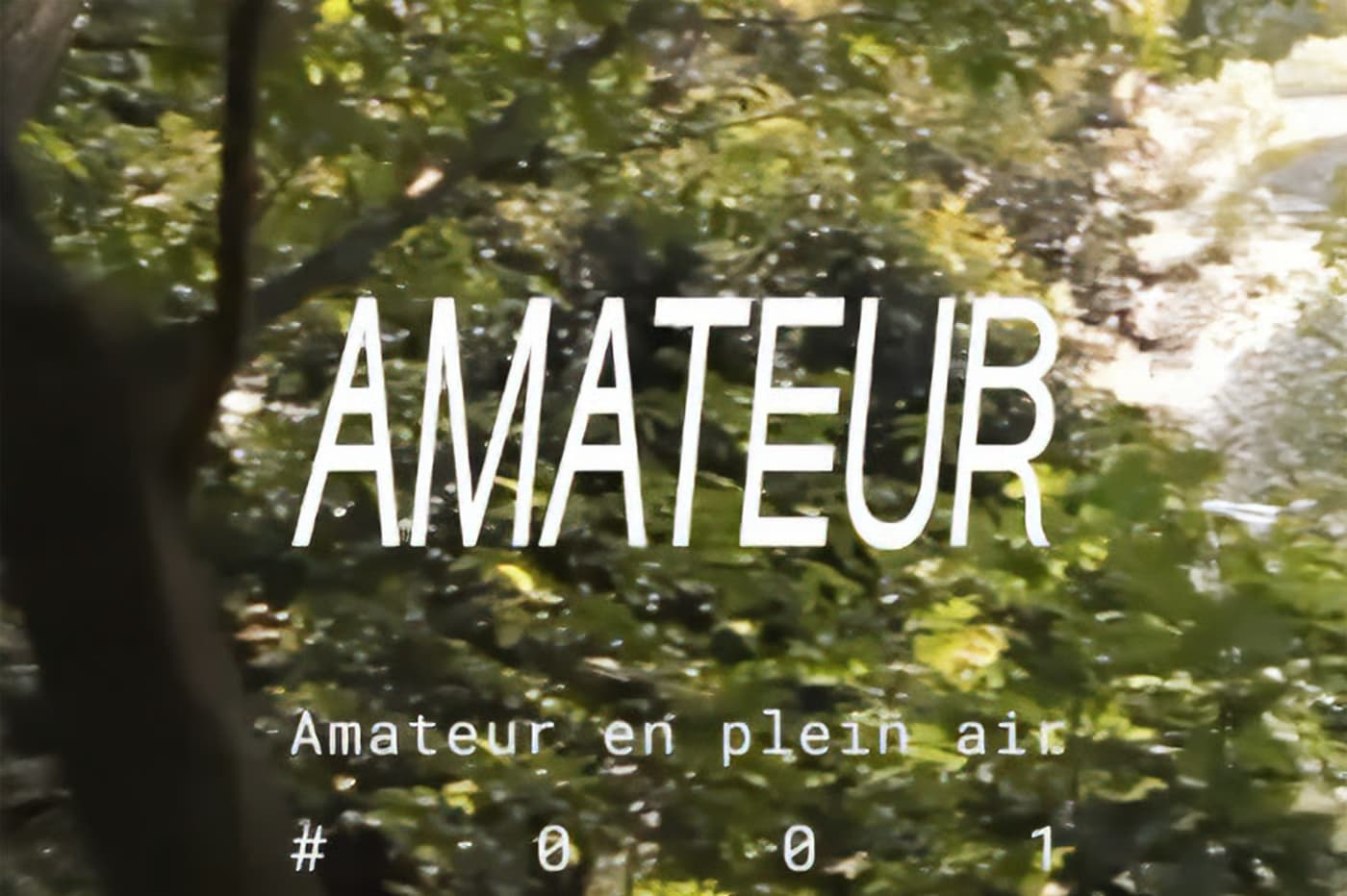 Amateur en plein air #001