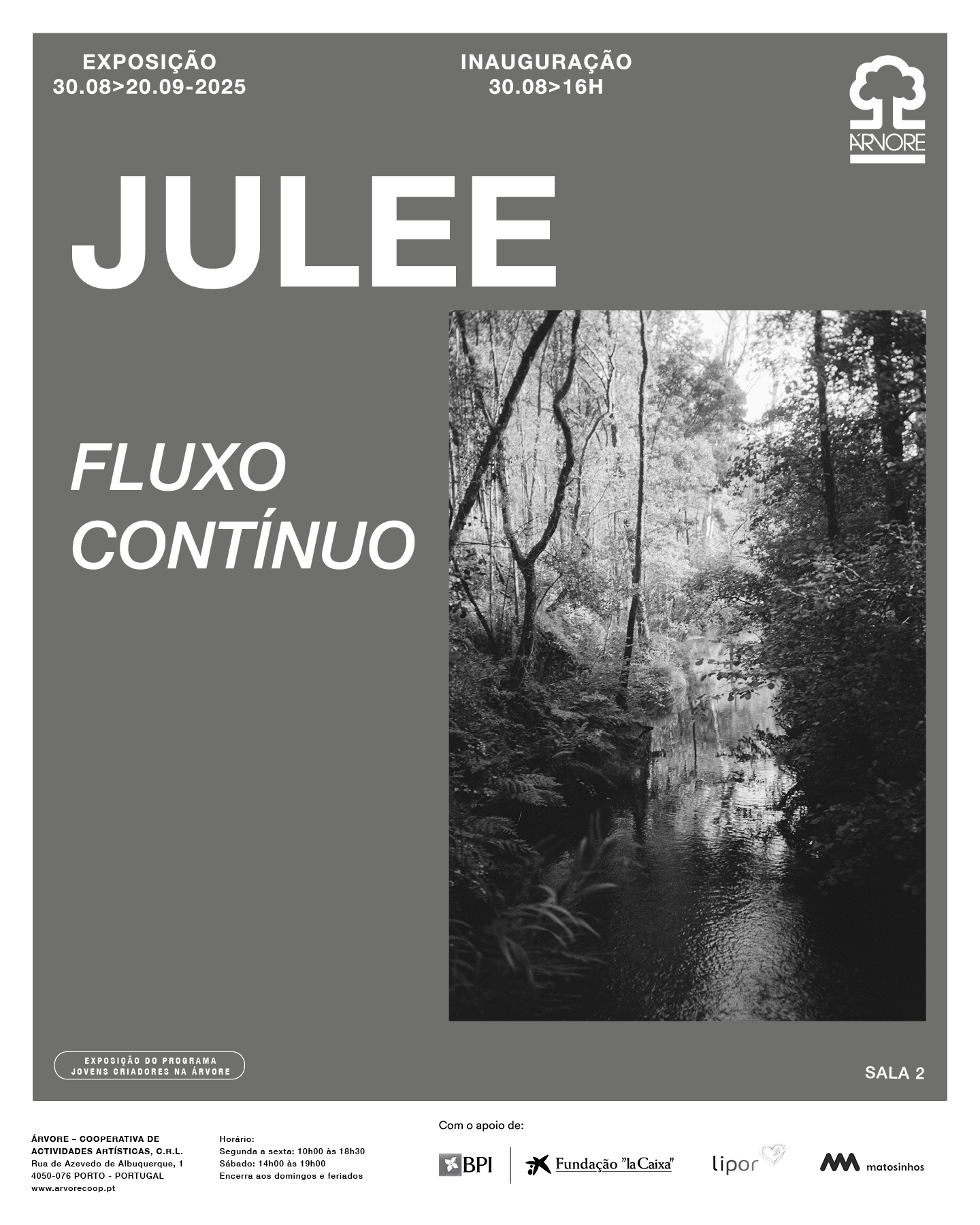 Exposição “Fluxo Contínuo” de Julee