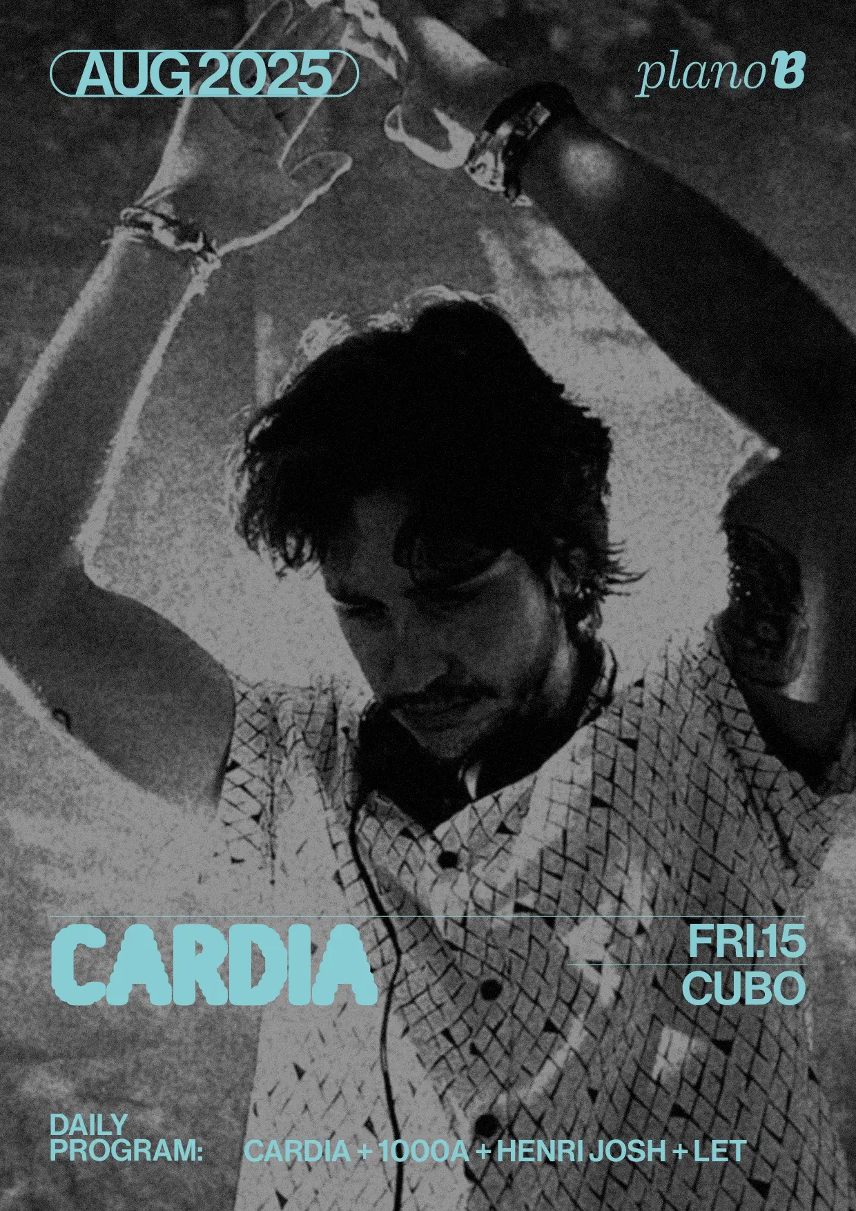 Cardia — Sexta-feira com vibrações de House e Electro no Plano B