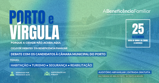 Porto e Vírgula – Ciclo de Debates sobre a Cidade