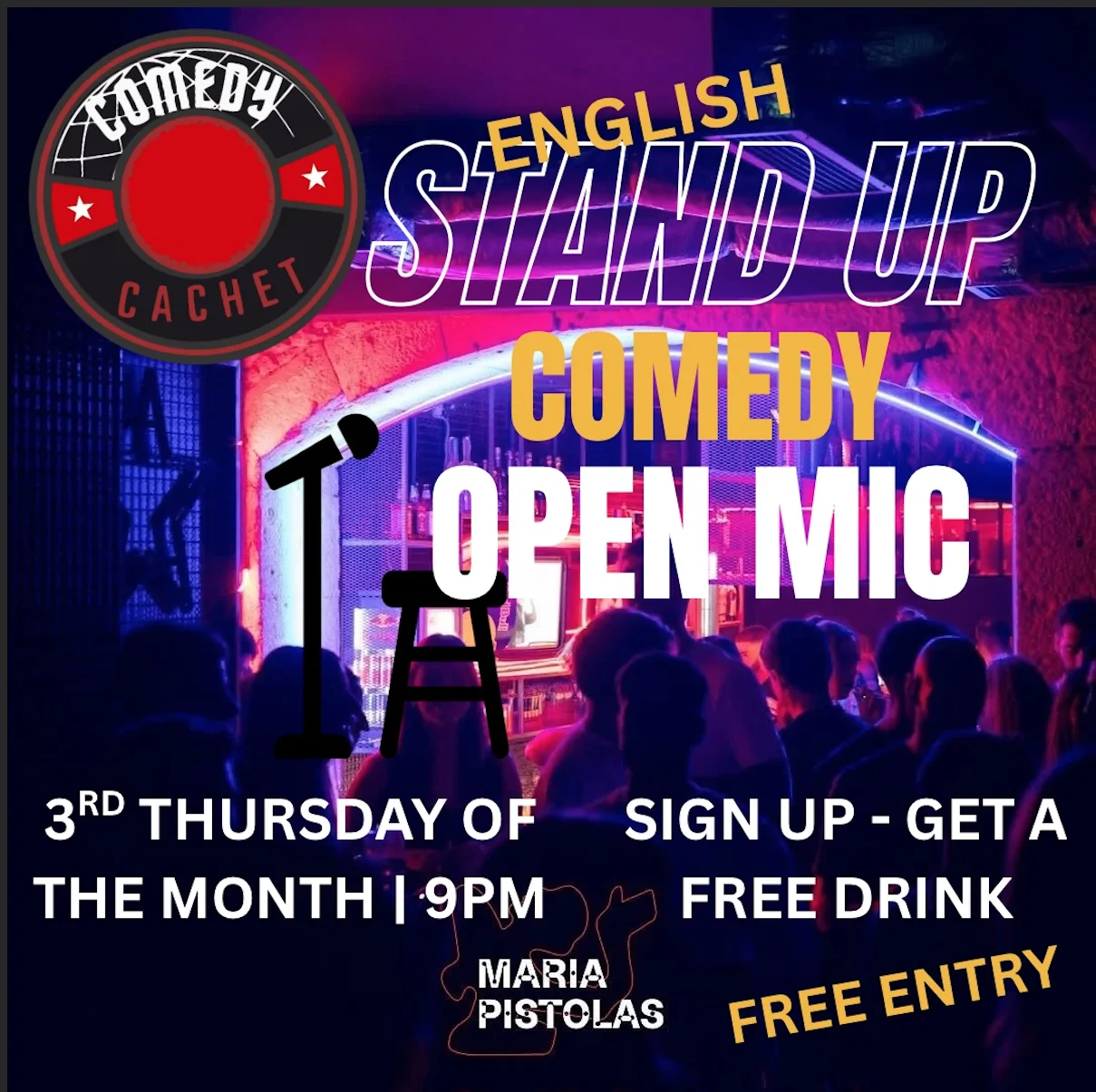ENGLISH STAND UP COMEDY OPEN MIC @Porto