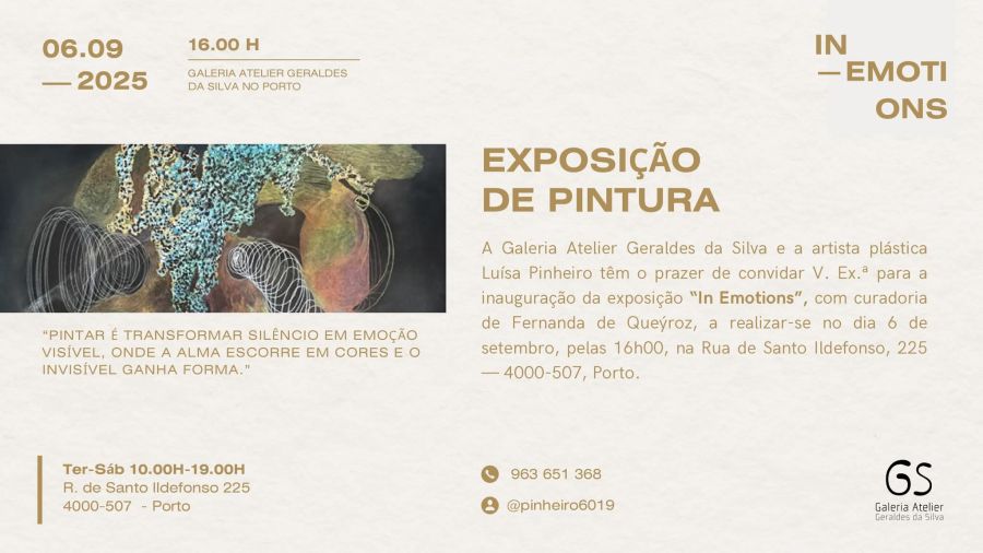 Exposição de Pintura Artista Plástica Luísa Pinheiro