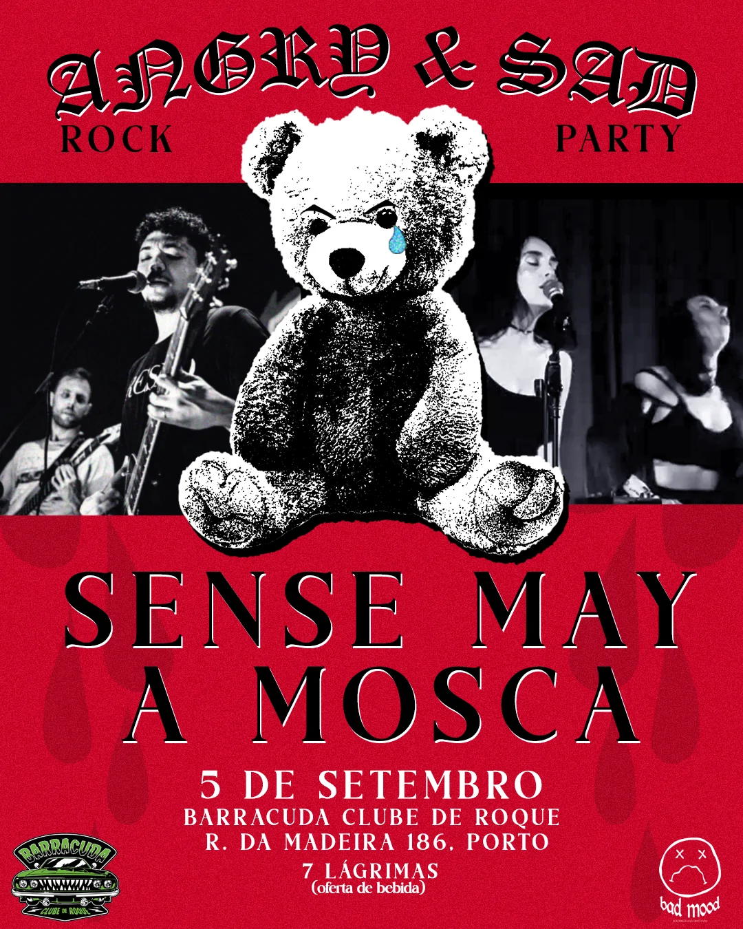GRY & SAD ROCK PARTY: Sense May + A Mosca