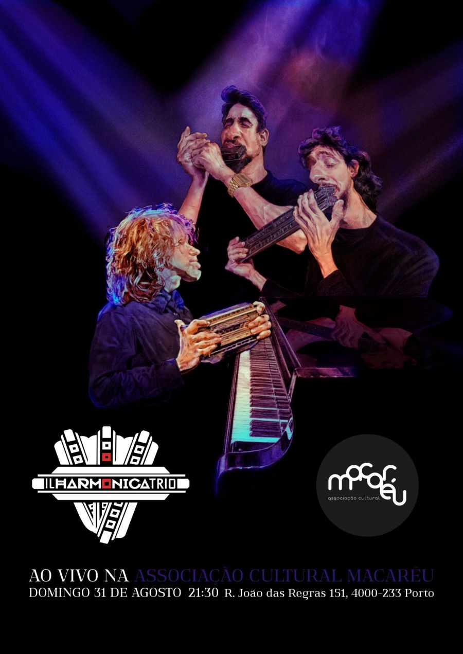 IL Harmonica Trio estreia-se em Portugal com concerto no Macaréu