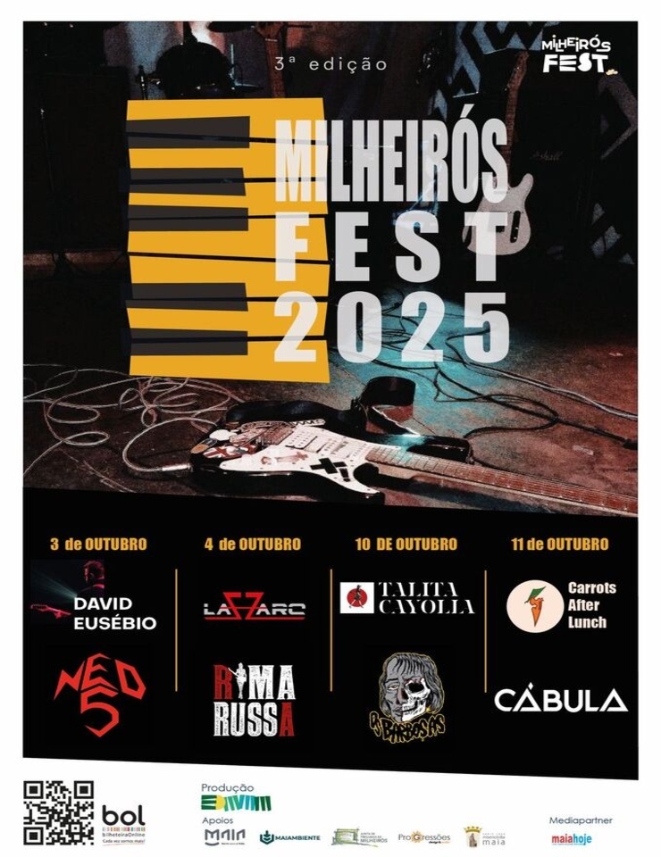 Milheirós Fest 2025 | Festival de Música na Maia