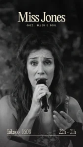 Miss Jones ao vivo no Angel’s Share