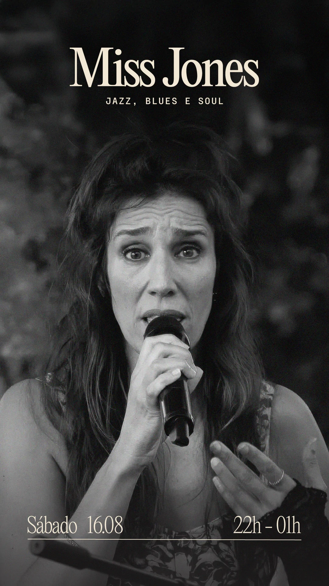 Miss Jones ao vivo no Angel’s Share