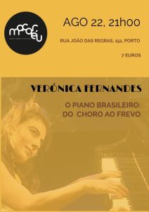 O Piano Brasileiro do Choro ao Frevo com Verónica Fernandes no Macaréu
