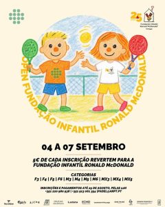 Open Fundação Infantil Ronald McDonald – Padel Solidário em Matosinhos