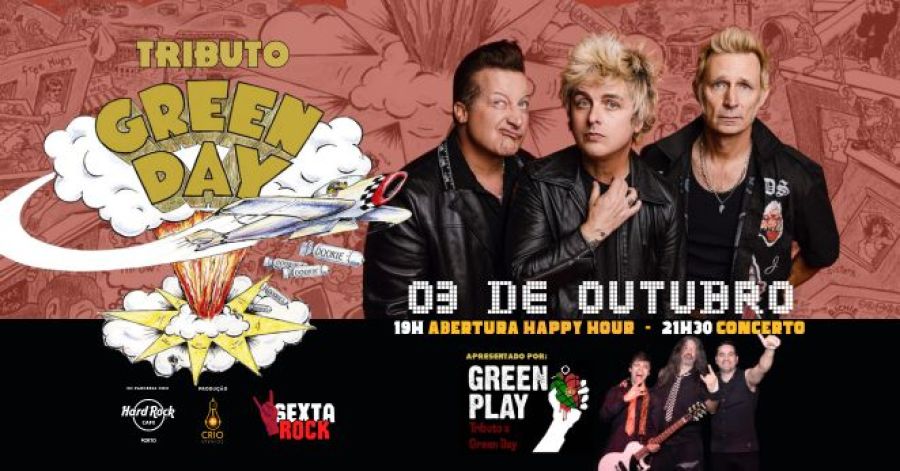 Tributo Green Day ao Vivo no Porto – Puro Punk Rock no Hard Rock Cafe