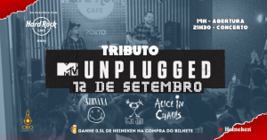 Tributo MTV Unplugged no Porto Clássicos do Rock Acústico