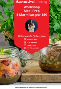 Workshop Meal Prep 5 Marmitas por 15€