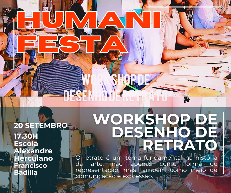 WORKSHOP DE DESENHO DE RETRATO