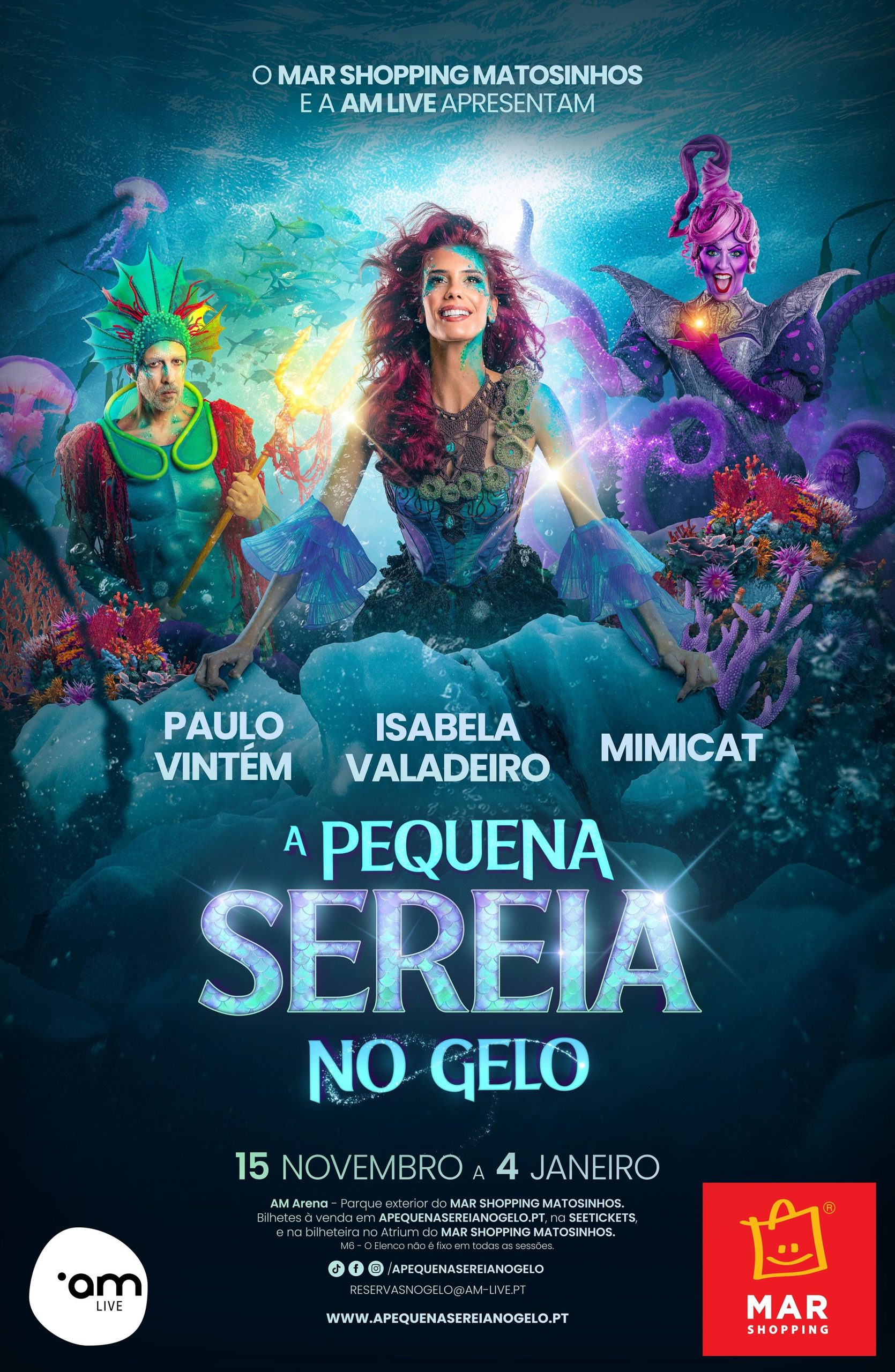 Isabela Valadeiro, Paulo Vintém e Mimicat protagonizam 