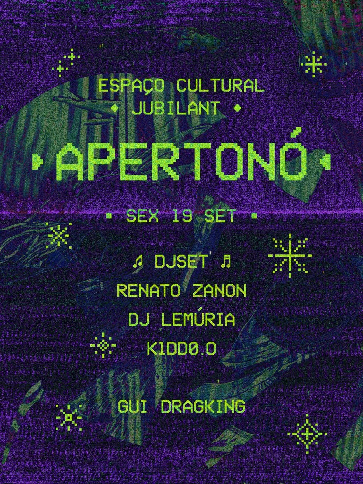 Apertonó — Festa Solidária no Espaço Cultural Jubilant