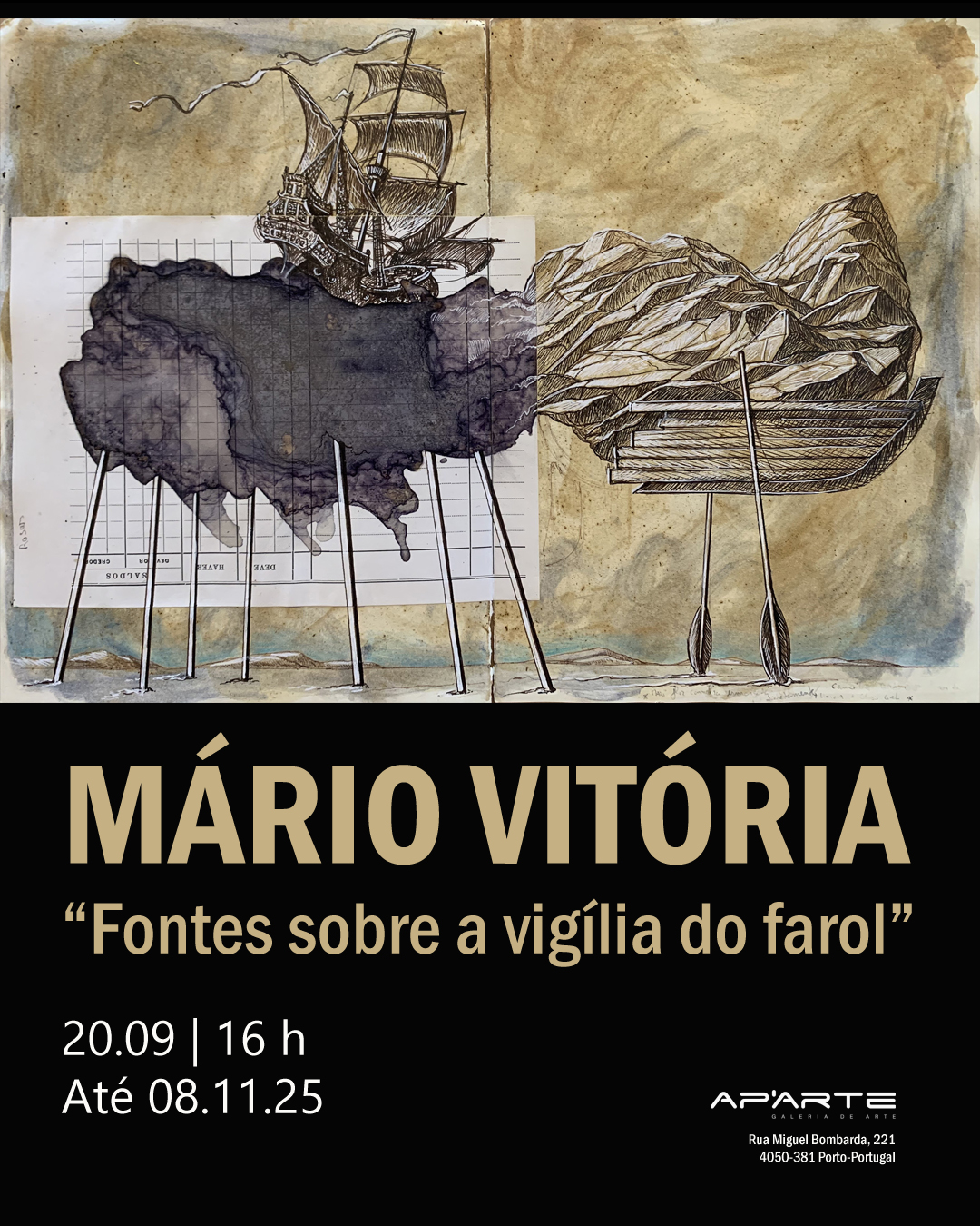 Exposição individual de Mário Vitória > 