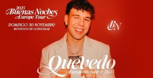 Quevedo estreia-se em Portugal com tour “Buenas Noches” no Multiusos de Gondomar