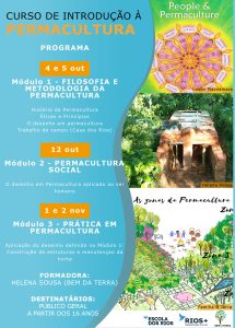 Curso de Introdução à Permacultura || 4 e 5 out; 12 out; 1 e 2 nov