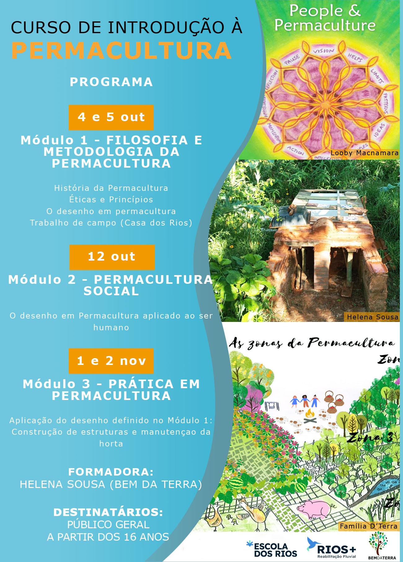 Curso de Introdução à Permacultura || 4 e 5 out; 12 out; 1 e 2 nov