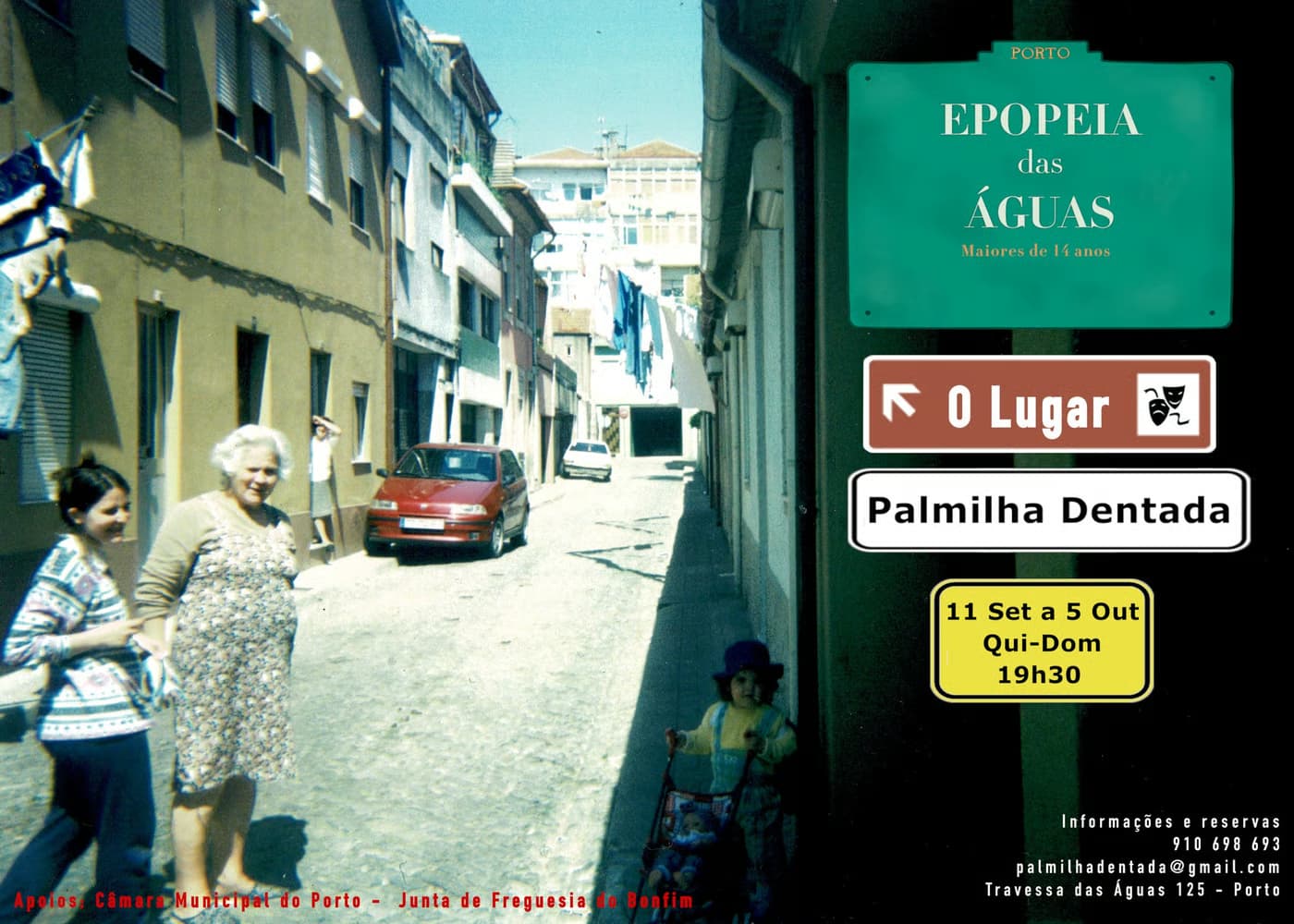 Epopeia das Águas: Palmilha Dentada estreia comédia sobre o espaço público no Porto