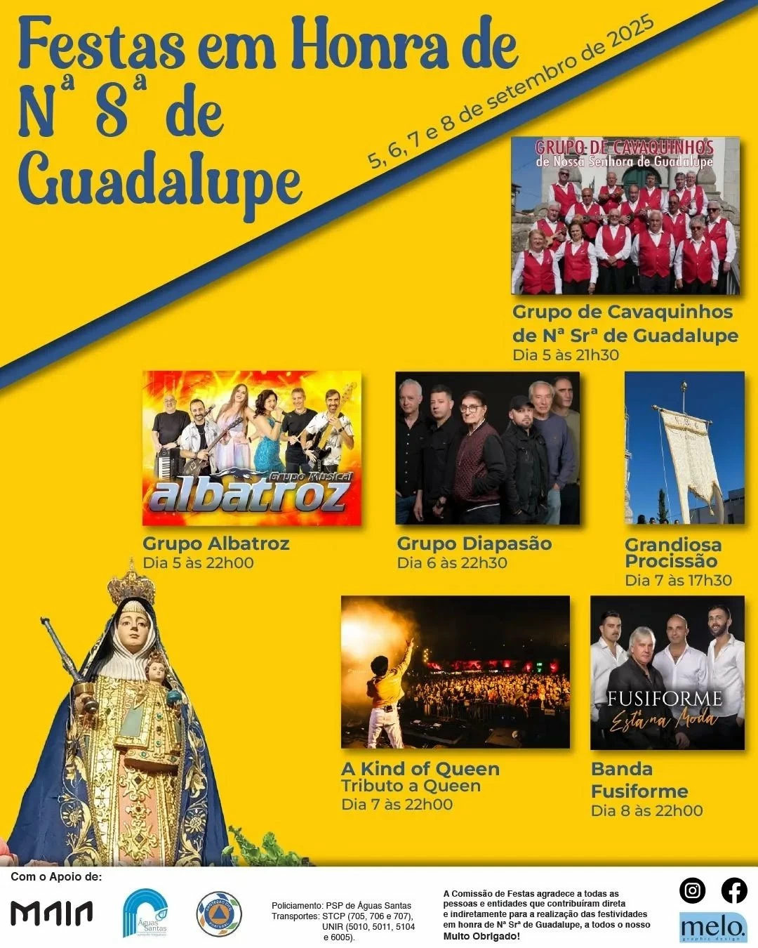 Festa de Nossa Senhora de Guadalupe 2025 – Maia
