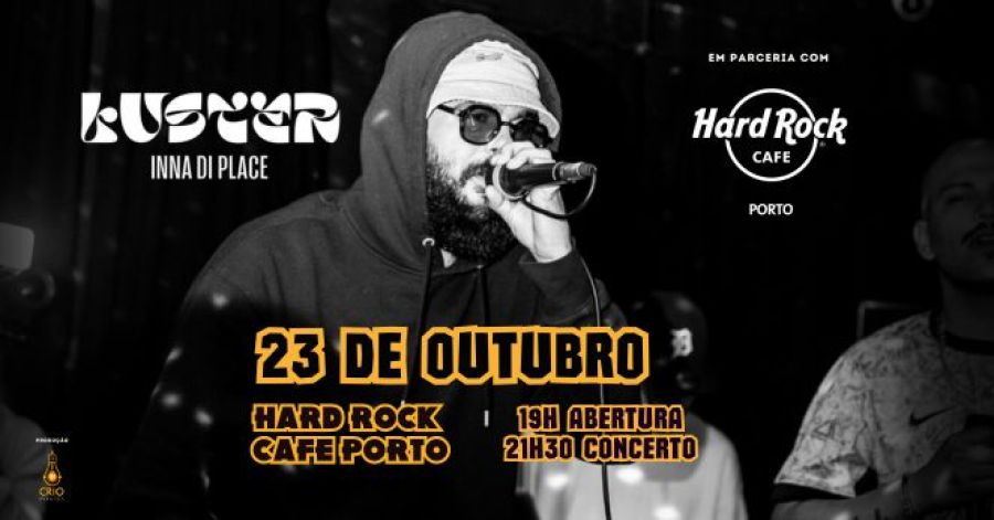 Luster – Inna Di Place no Hard Rock Cafe Porto