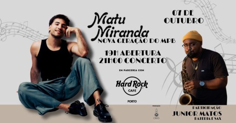 Matu Mirando - A nova voz do MPB