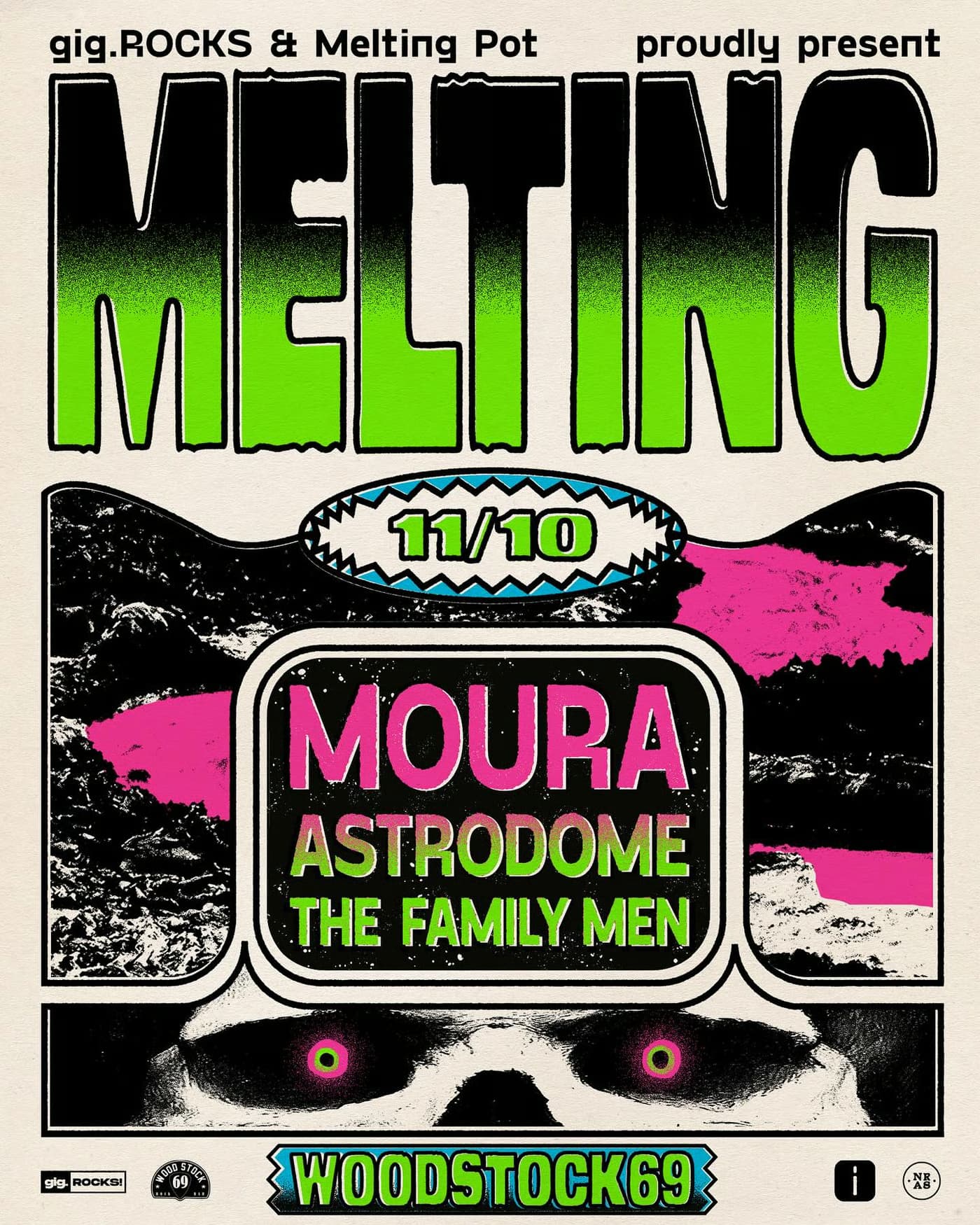 Melting Moura + Astrodome + The Family Men