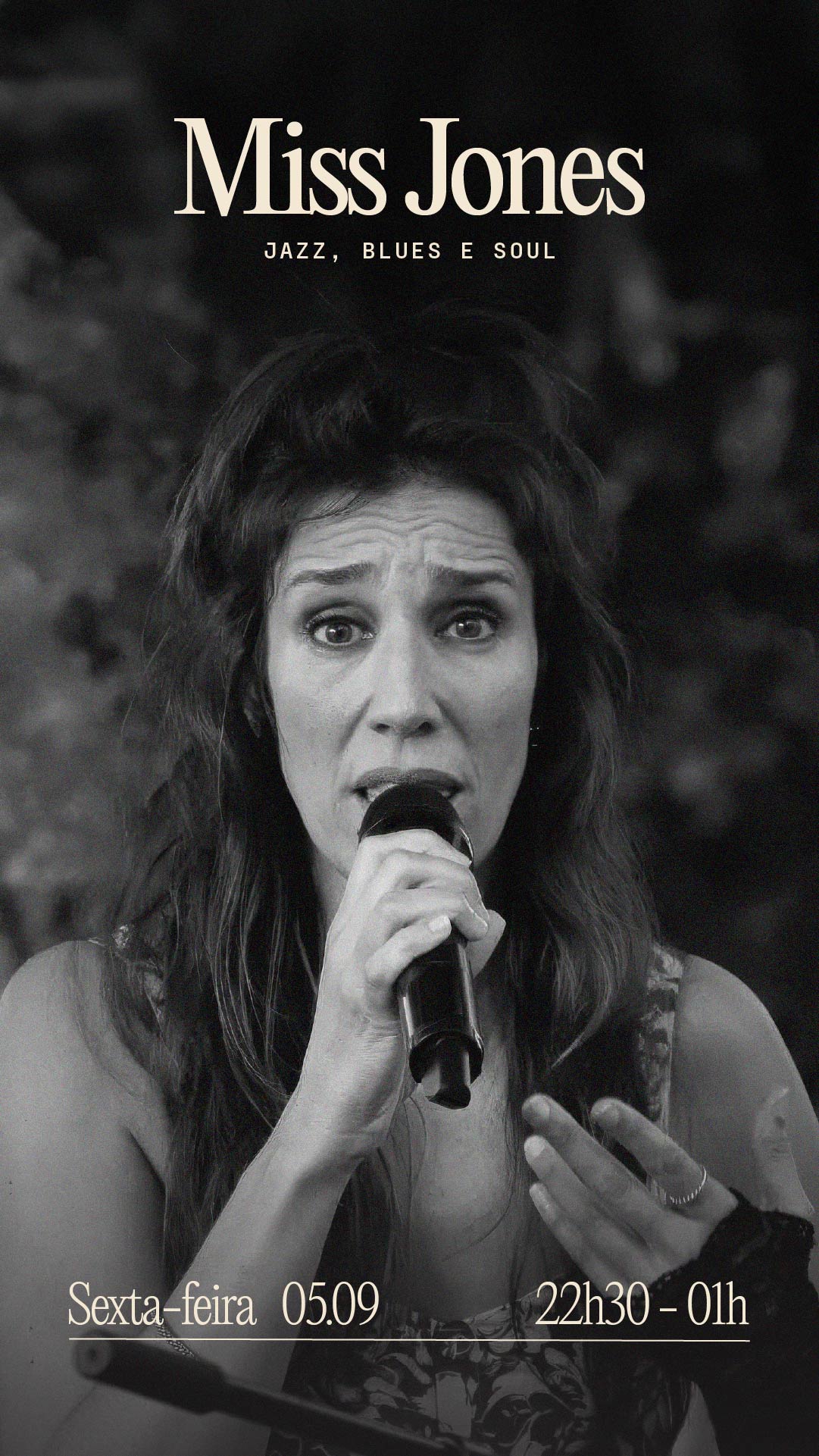 Miss Jones ao vivo no Angel’s Share