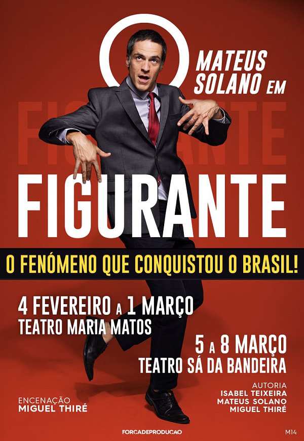 “O Figurante” chega ao Teatro Sá da Bandeira no Porto