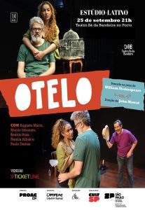 Otelo chega ao Teatro Sá da Bandeira | Sala Estúdio Latino