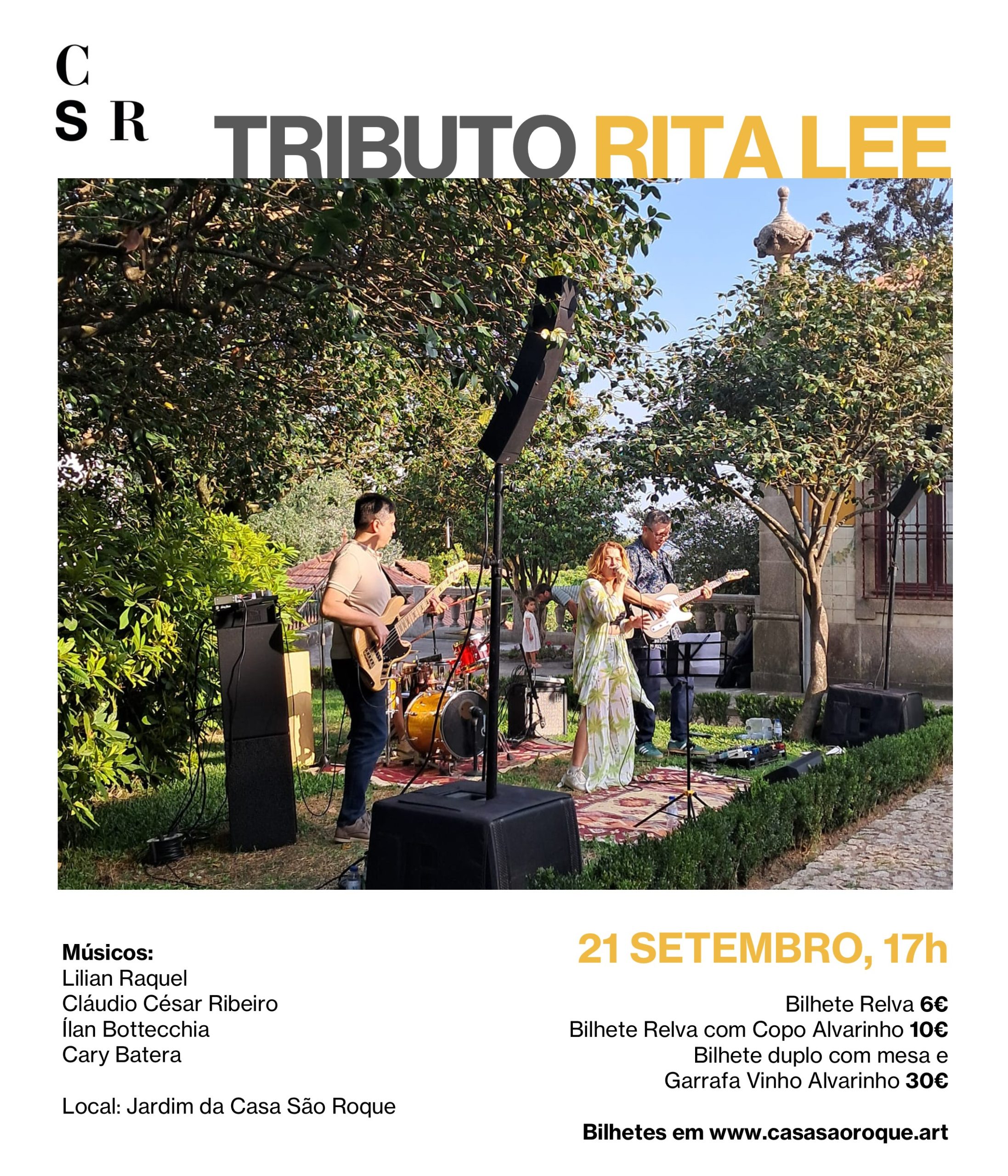 Concerto Tributo a Rita Lee na Casa São Roque