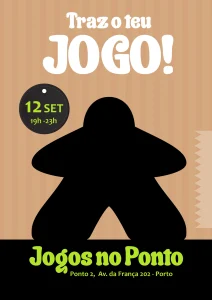 Traz o teu jogo — Noite de Jogos de Mesa no Café Ponto 2