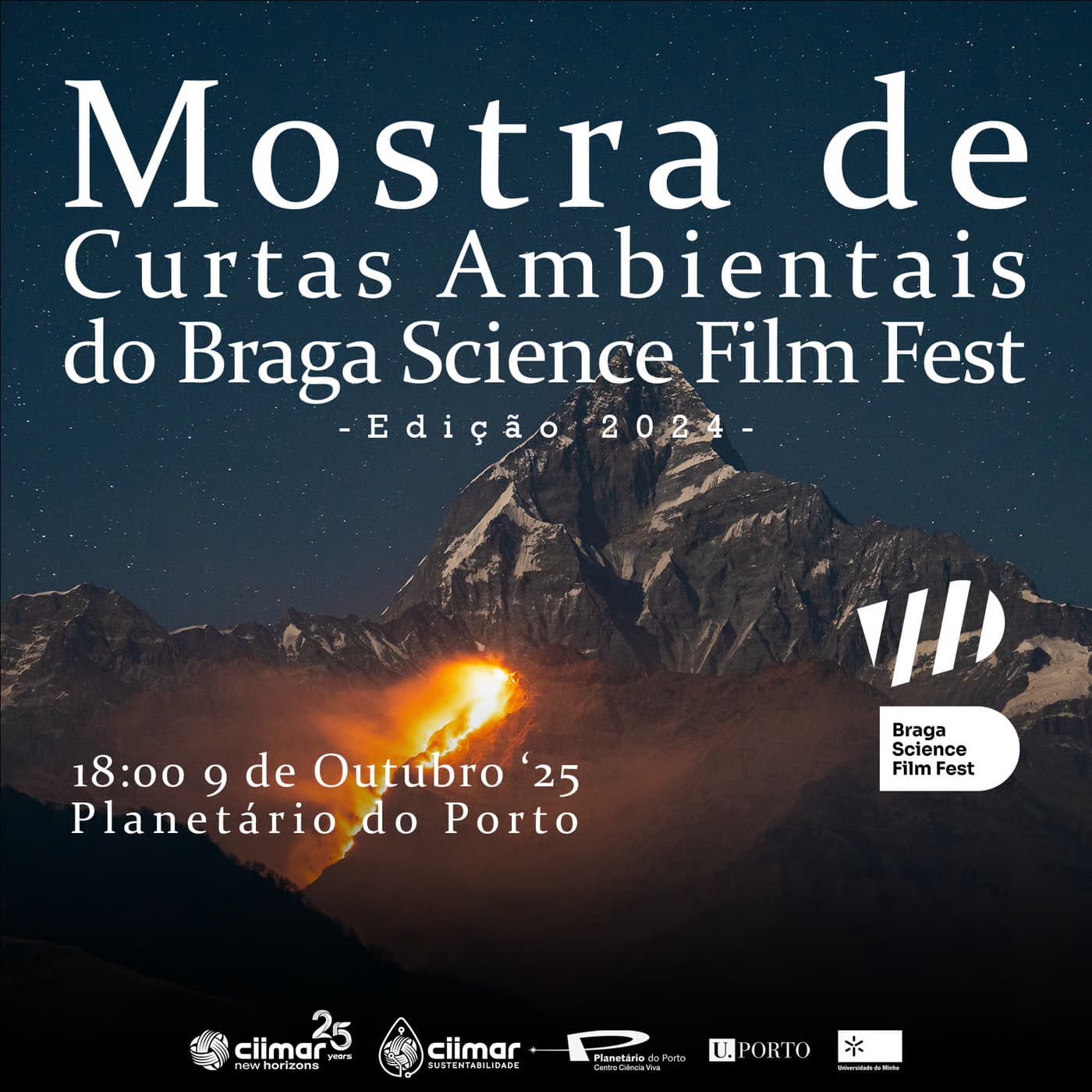 Mostra de Curtas Ambientais do Braga Science Film Fest