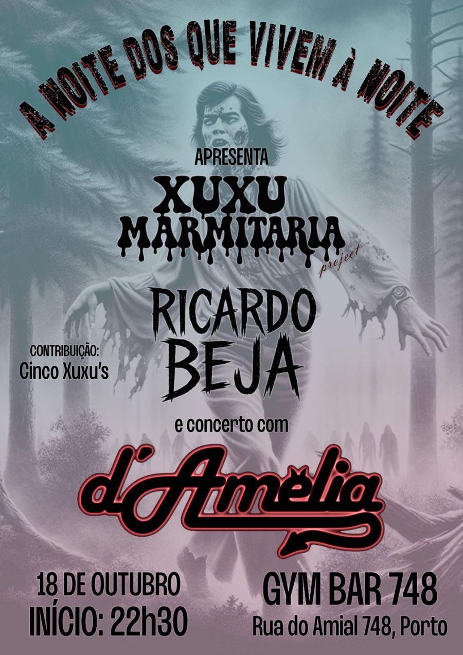 A Noite dos Que Vivem à Noite: Festa e Concertos no Gym Bar