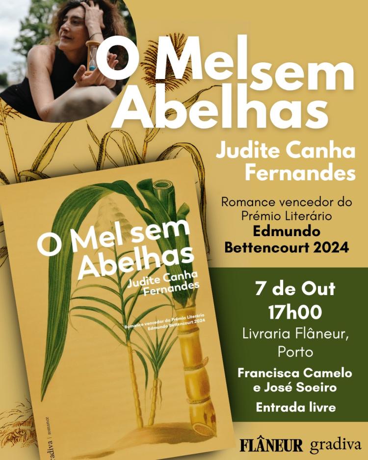 Apresentação: O Mel sem Abelhas de Judite Canha Fernandes