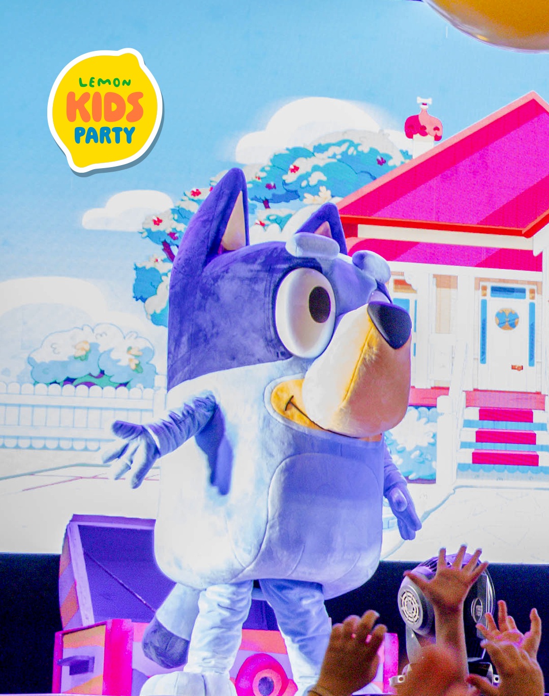 MASCOTE BLUEY | Meet & Greet | Por Lemon Kids Party