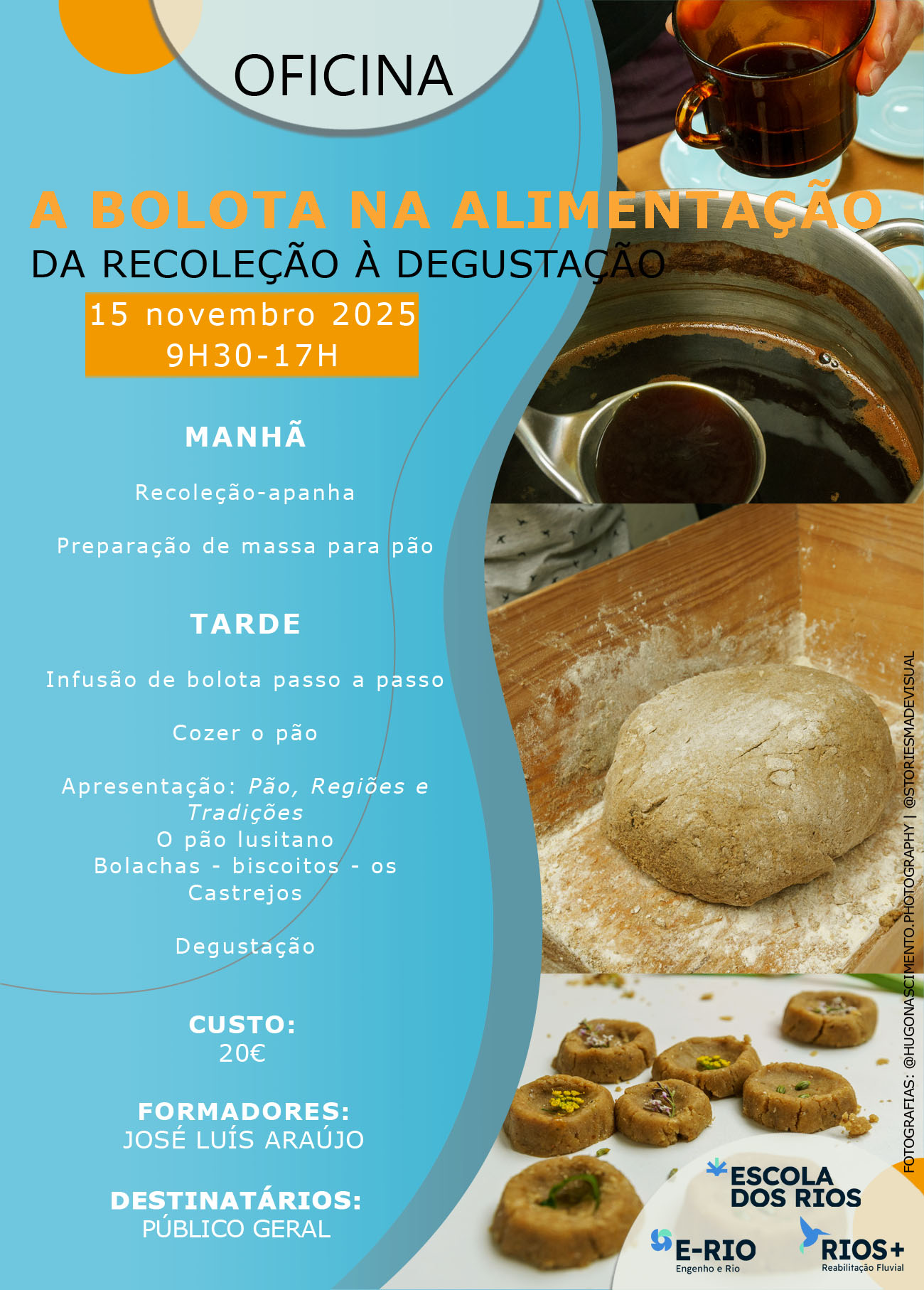 Se estás interessado/a em conhecer mais sobre a bolota na alimentação, inscreve-te já através