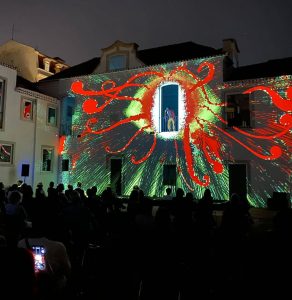 Desenhos Efémeros: Videomapping de António Jorge Gonçalves no BALUARTE