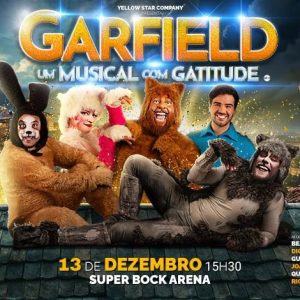 “Garfield, Um Musical com Gatitude” anima o Natal na Super Bock Arena