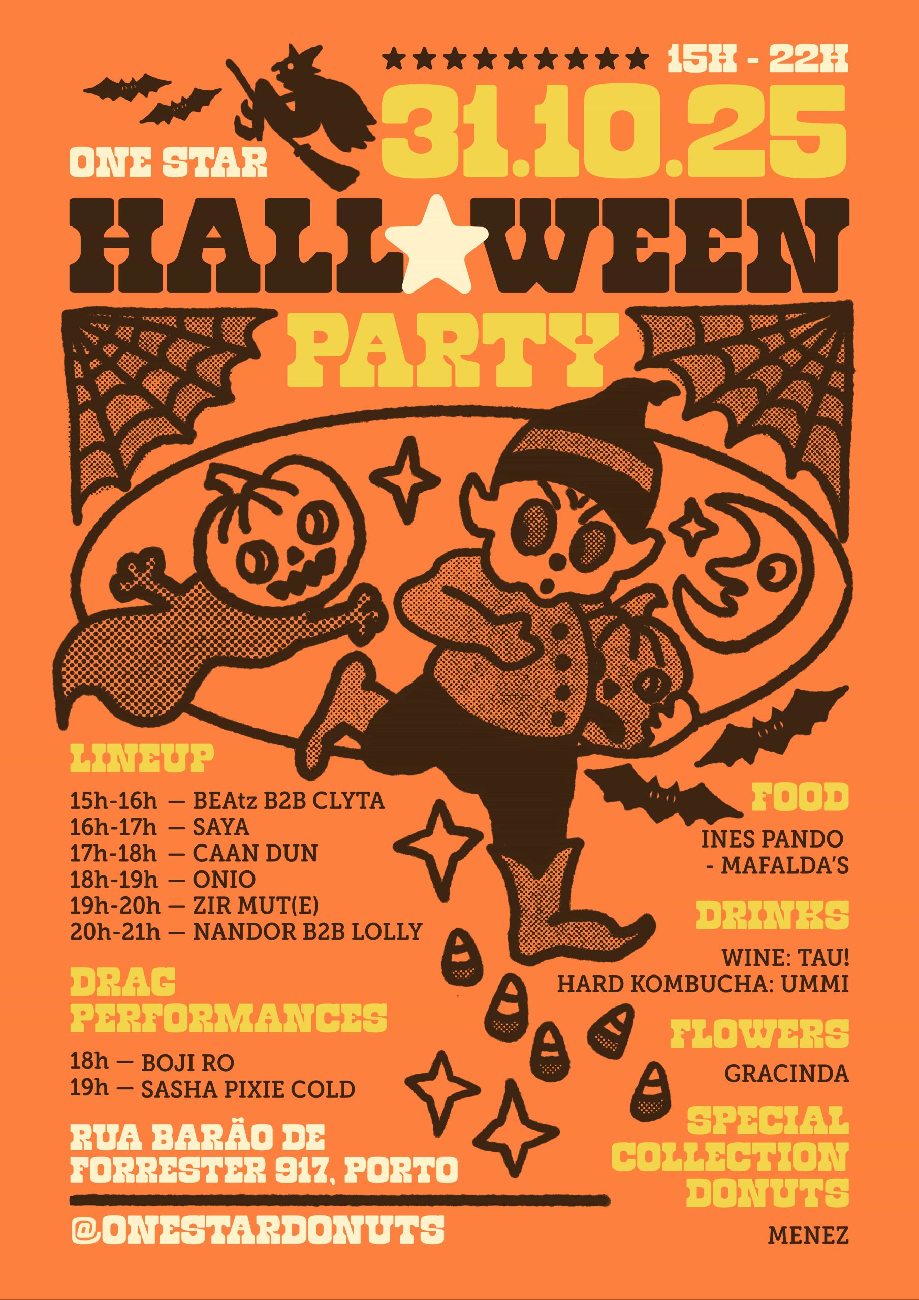 ONE STAR DONUTS HALLOWEEN GRAND OPENING