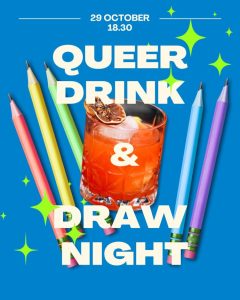 Queer Drink and Draw Night