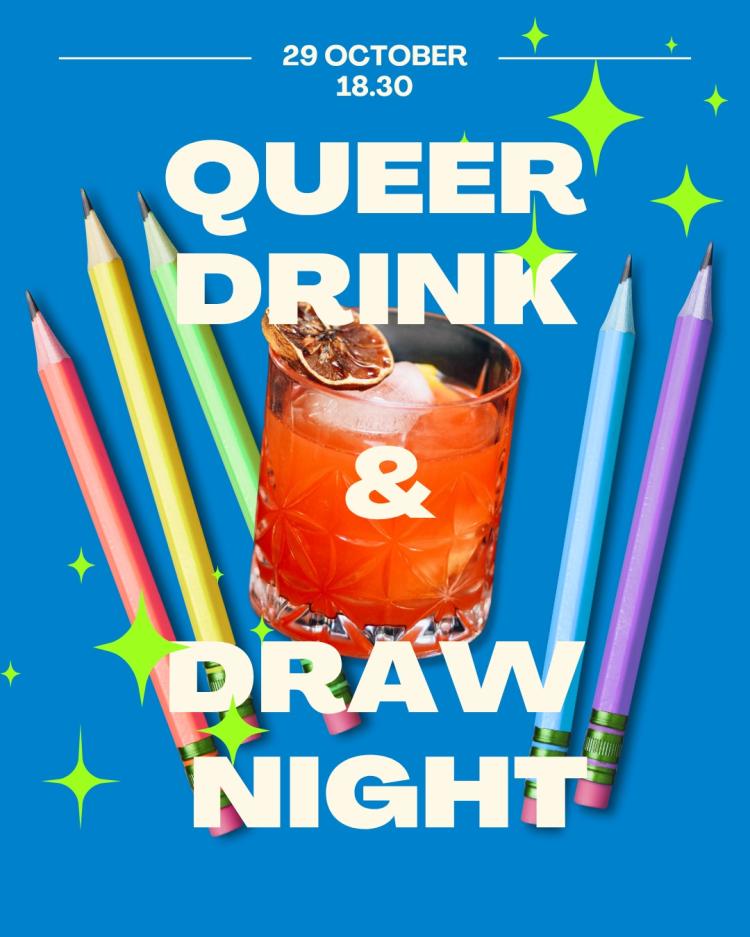 Queer Drink and Draw Night