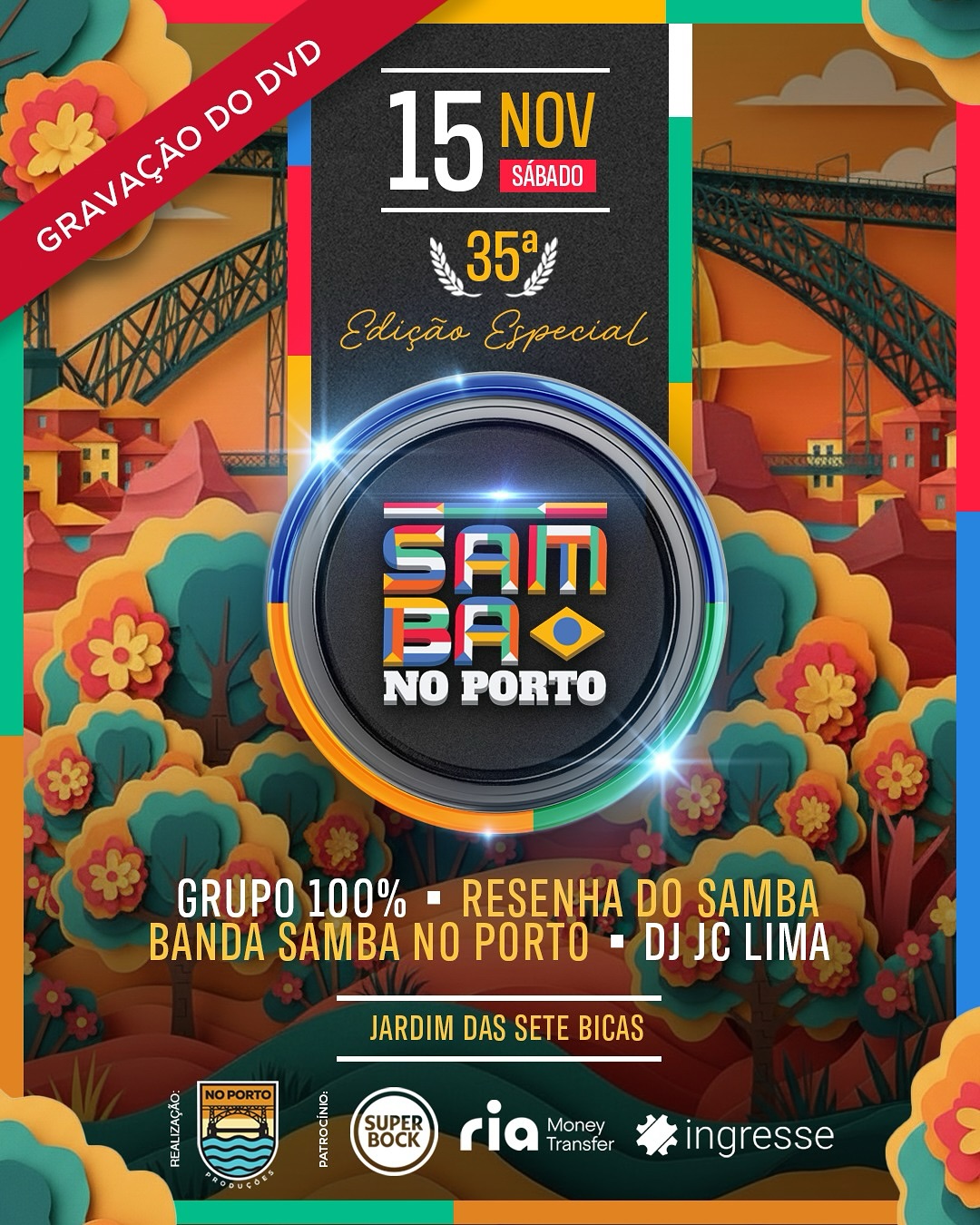 Samba no Porto apresenta: Grupo 100%