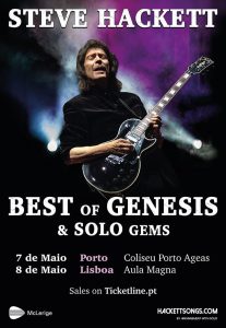 Steve Hackett traz a magia do rock progressivo ao Coliseu Porto Ageas