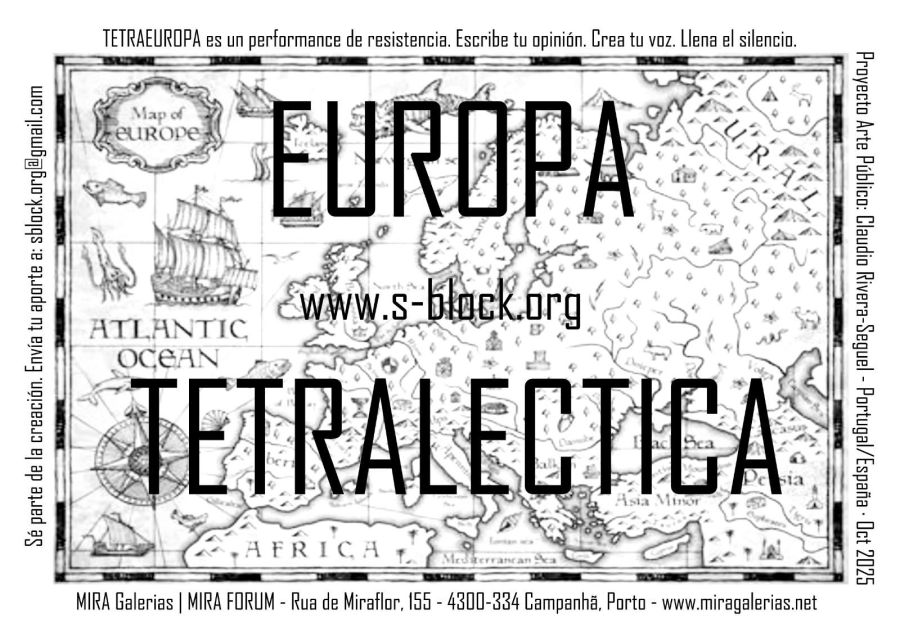 TETRAEUROPA – Performance Relacional de Claudio Rivera-Seguel