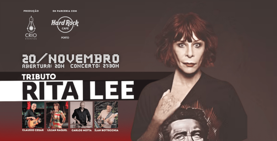 Tributo a Rita Lee no Hard Rock Cafe Porto