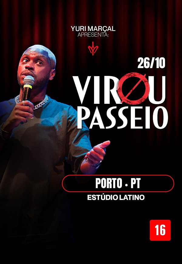 Yuri Marçal apresenta “Virou Passeio” no Porto