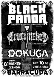 Black Panda + Crucifucked + Dokuga — Concertos Punk com curadoria MÖRDÖR